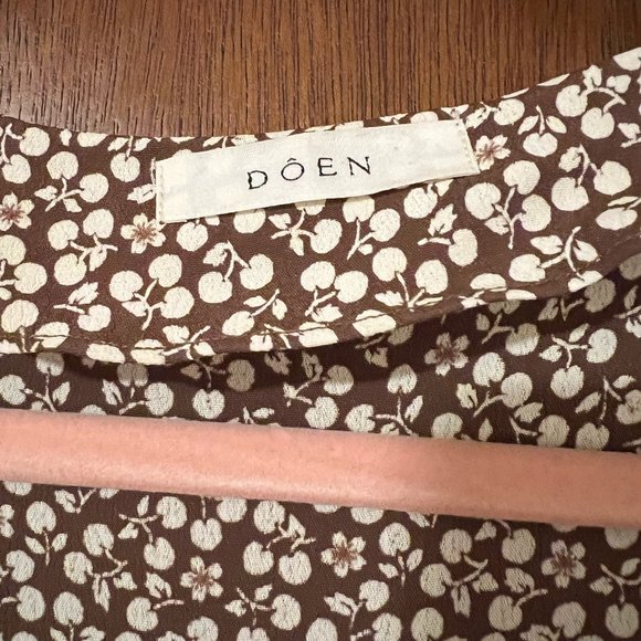 Doen Laurel Dress - Olive Cherry - XL - Picture 3 of 5